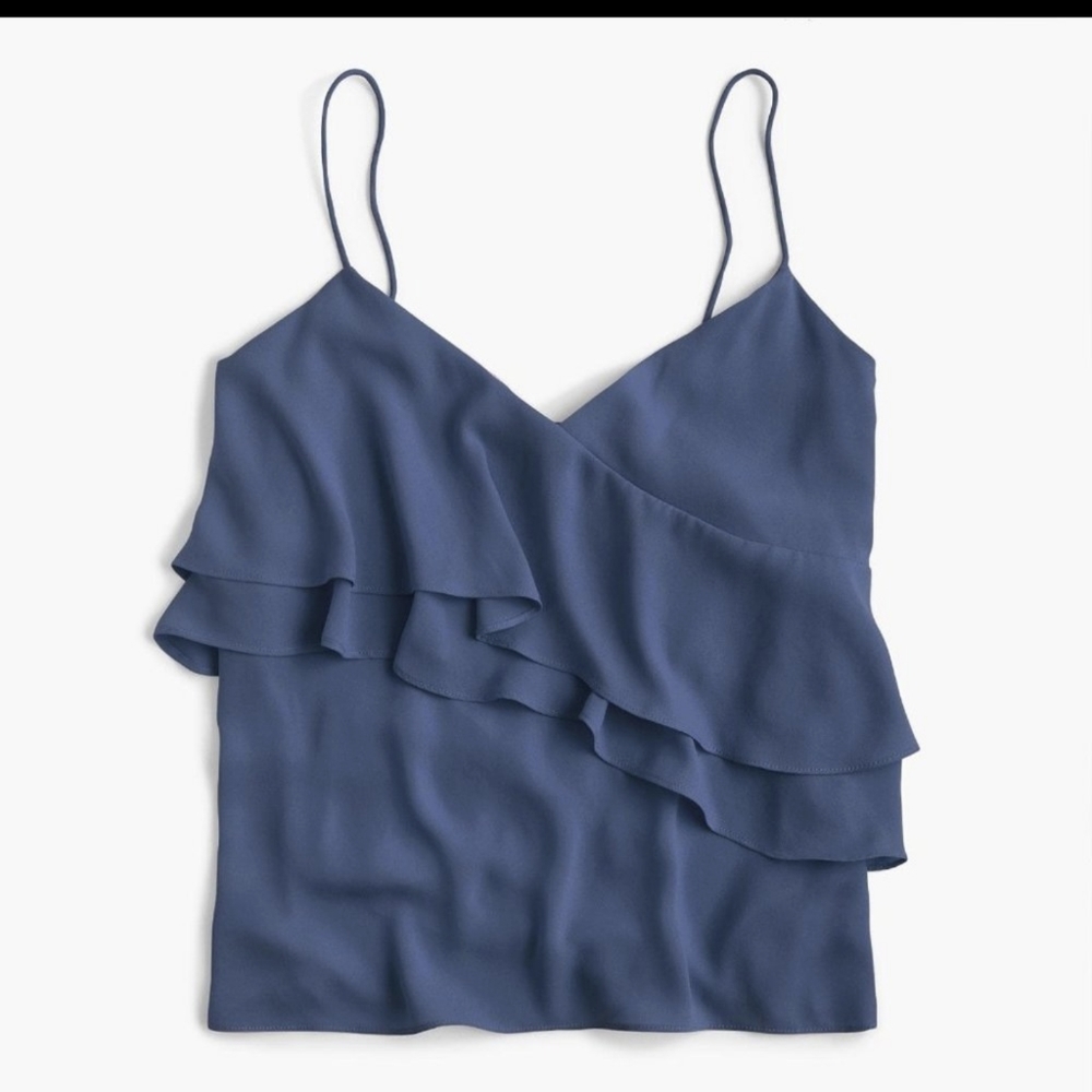 J. Crew Ruffle Cami Tank
